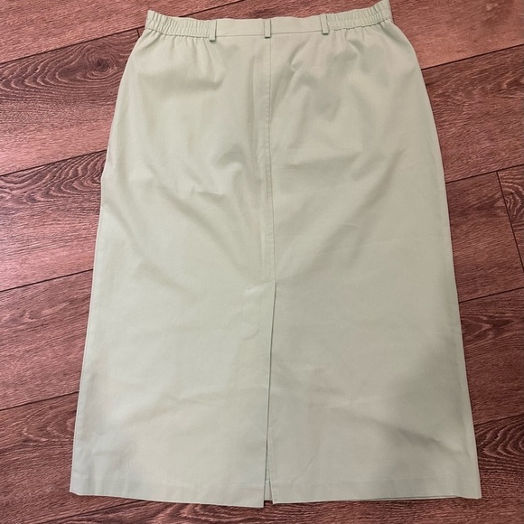 Dan Joyce Vintage Maxi Mint Green  Pencil Skirt 14 - Picture 5 of 11